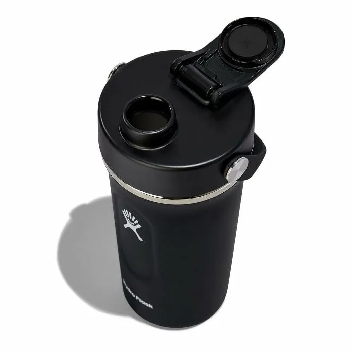 Hydroflask Shaker Bottle 24oz - Black 709mL Insulated