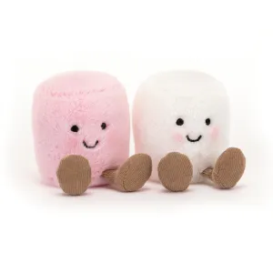 Jellycat Amuseable Marshmallows Pink and White RESTOCK 2025 AUG