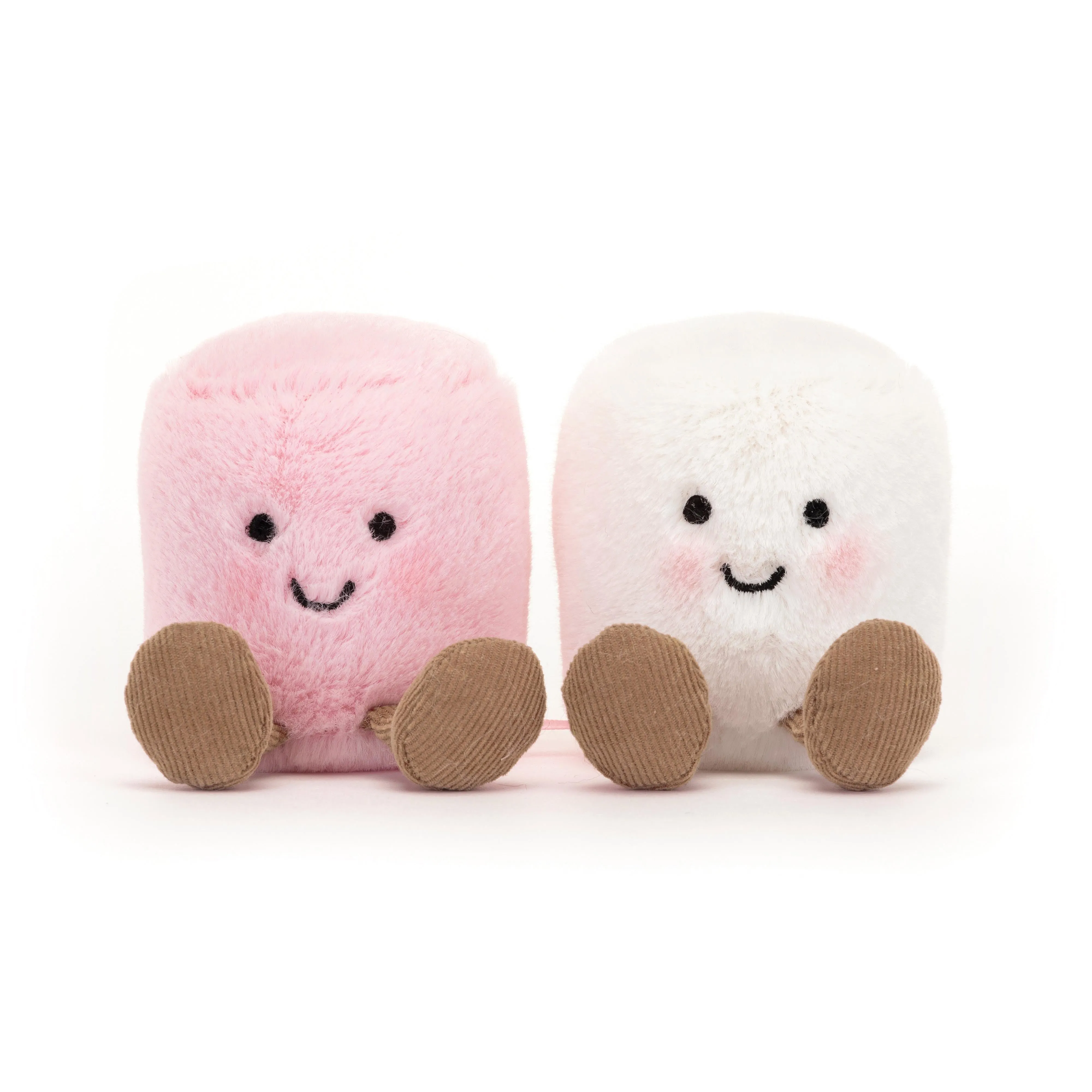 Jellycat Amuseable Marshmallows Pink and White RESTOCK 2025 AUG