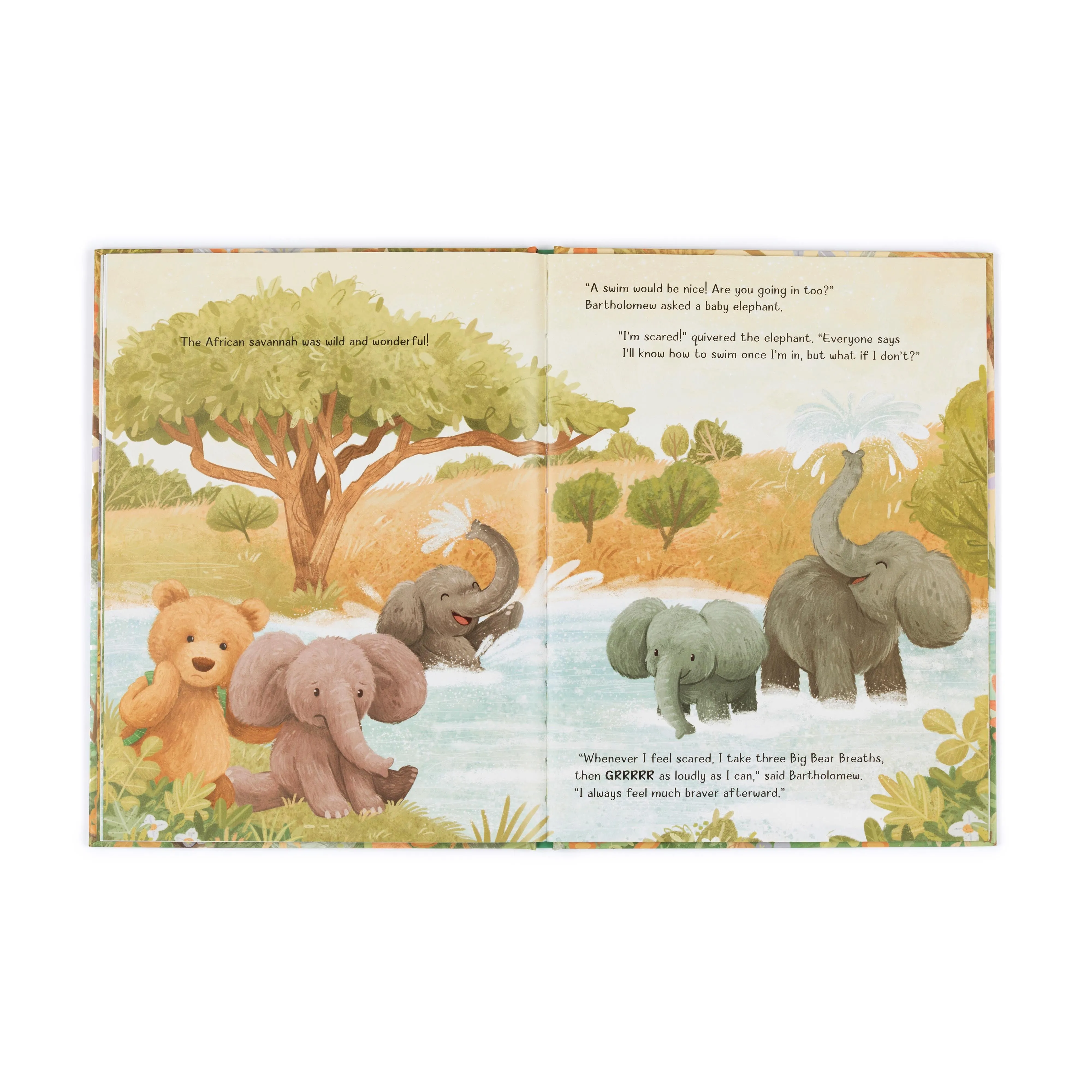 Jellycat Book It's a Big World Bartholomew