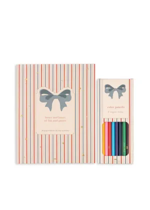 Konges Sløjd Activity Book with Colouring Pencils