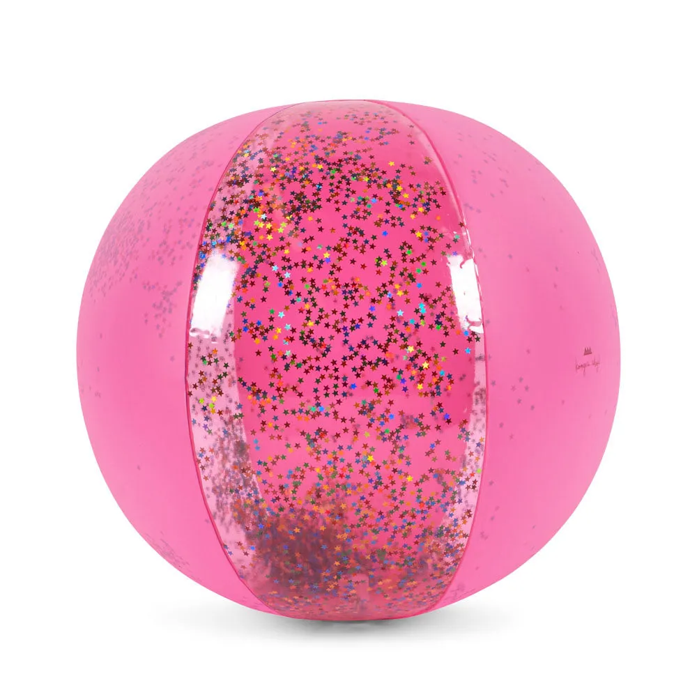 Konges Sløjd Beach Ball | Pink Glitter