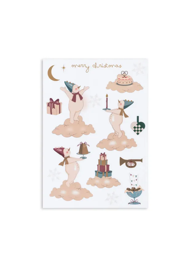 Konges Sløjd Christmas Window Decoration Set | Let it Snow