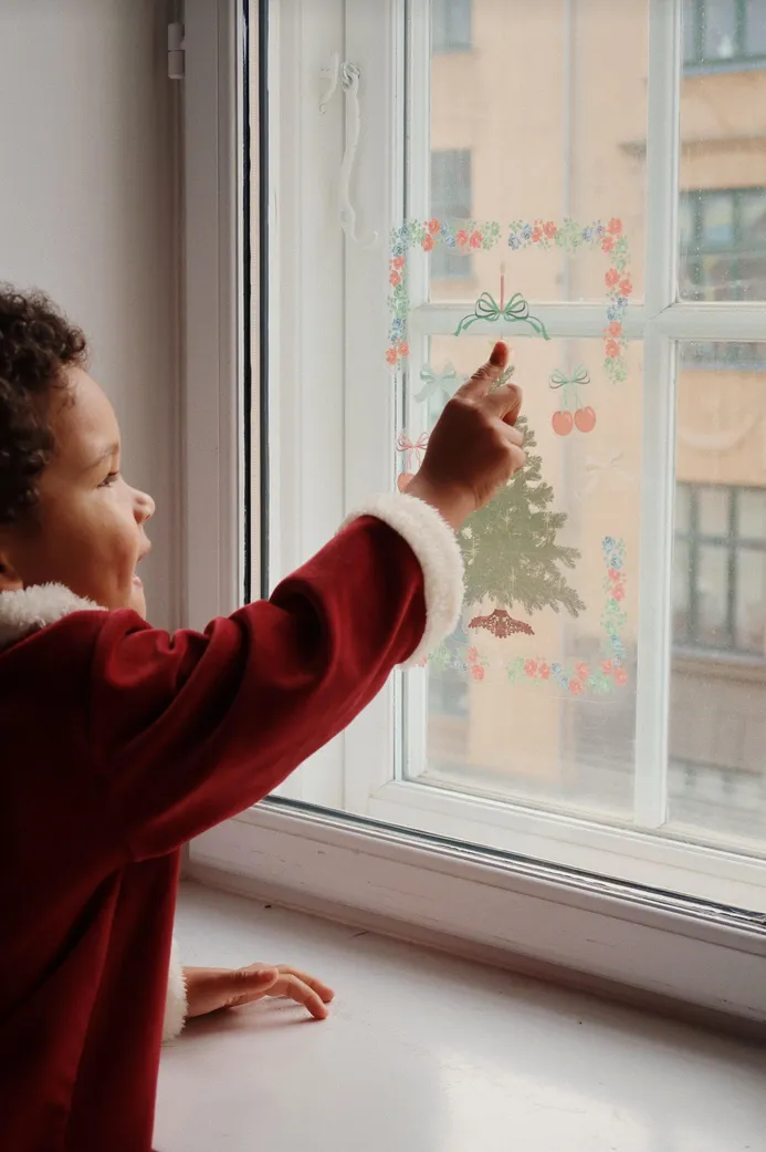 Konges Sløjd Christmas Window Decoration Set | Let it Snow