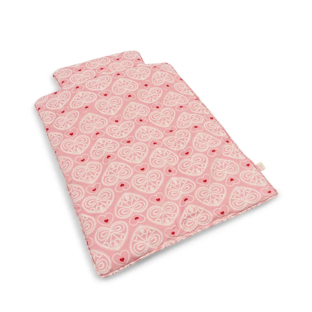 Konges Sløjd Doll Bedding | Lacy Pink