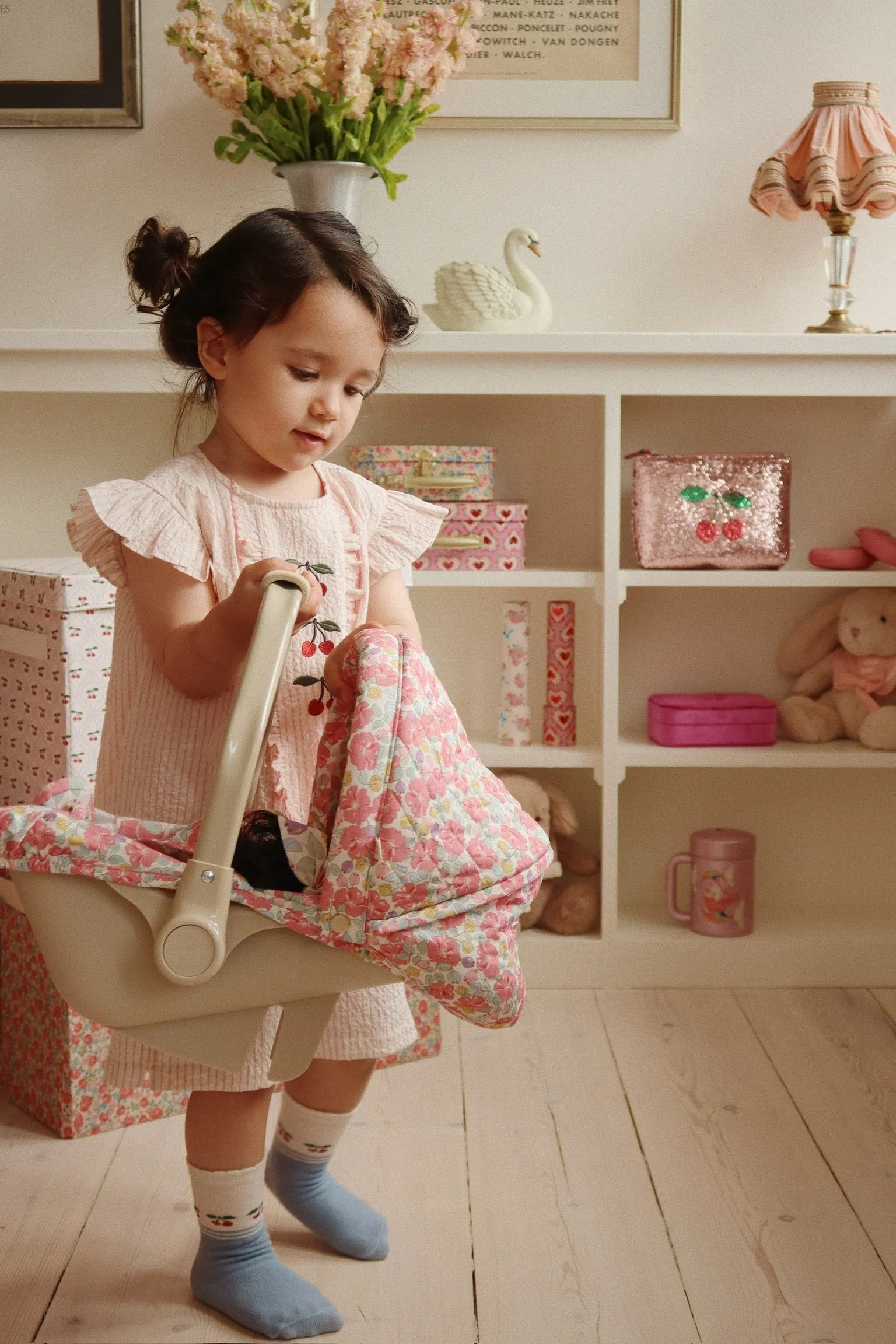 Konges Sløjd Doll Car Seat | Rose Anglaise