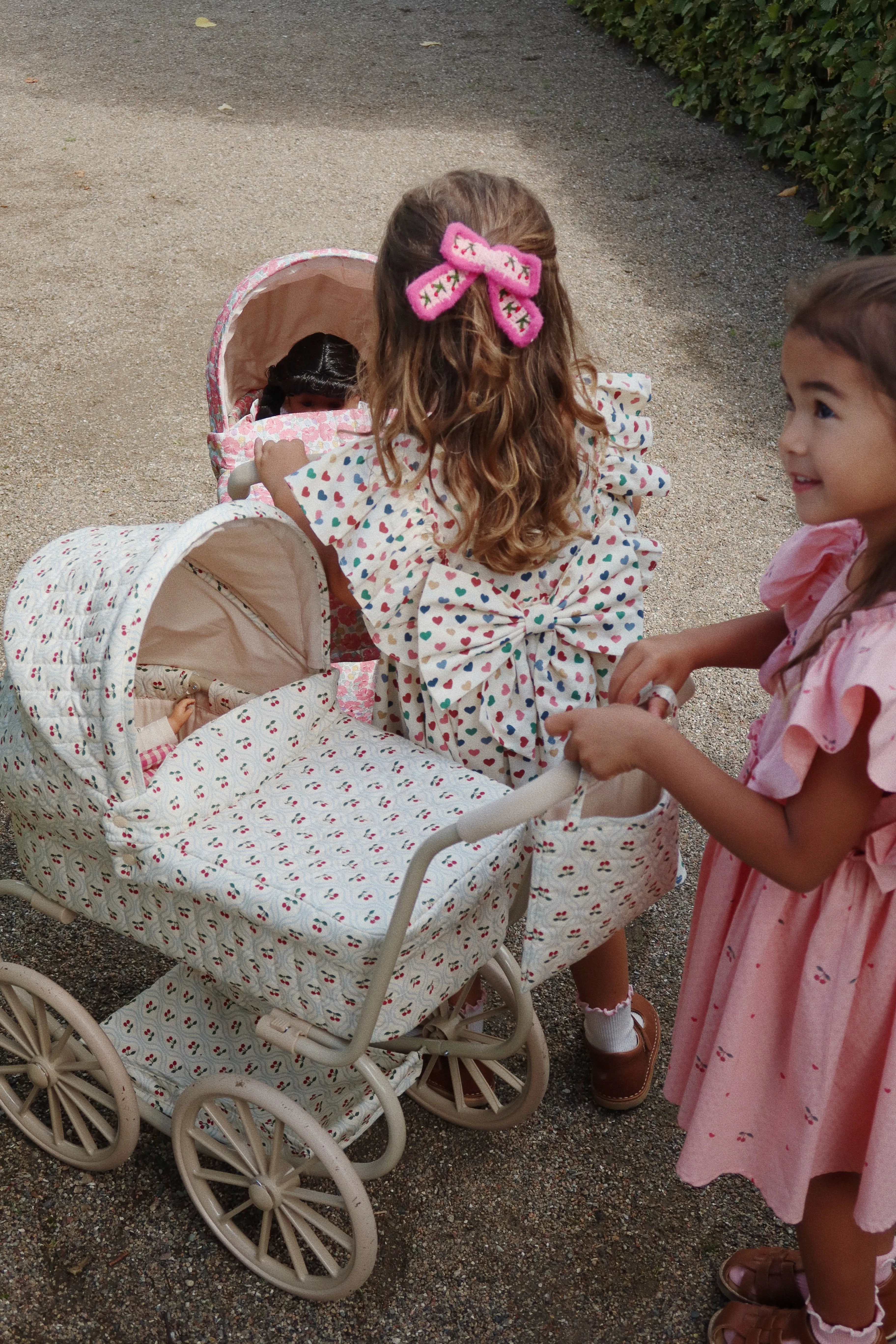 Konges Sløjd Doll Pram MINNIE | Cherry Motif