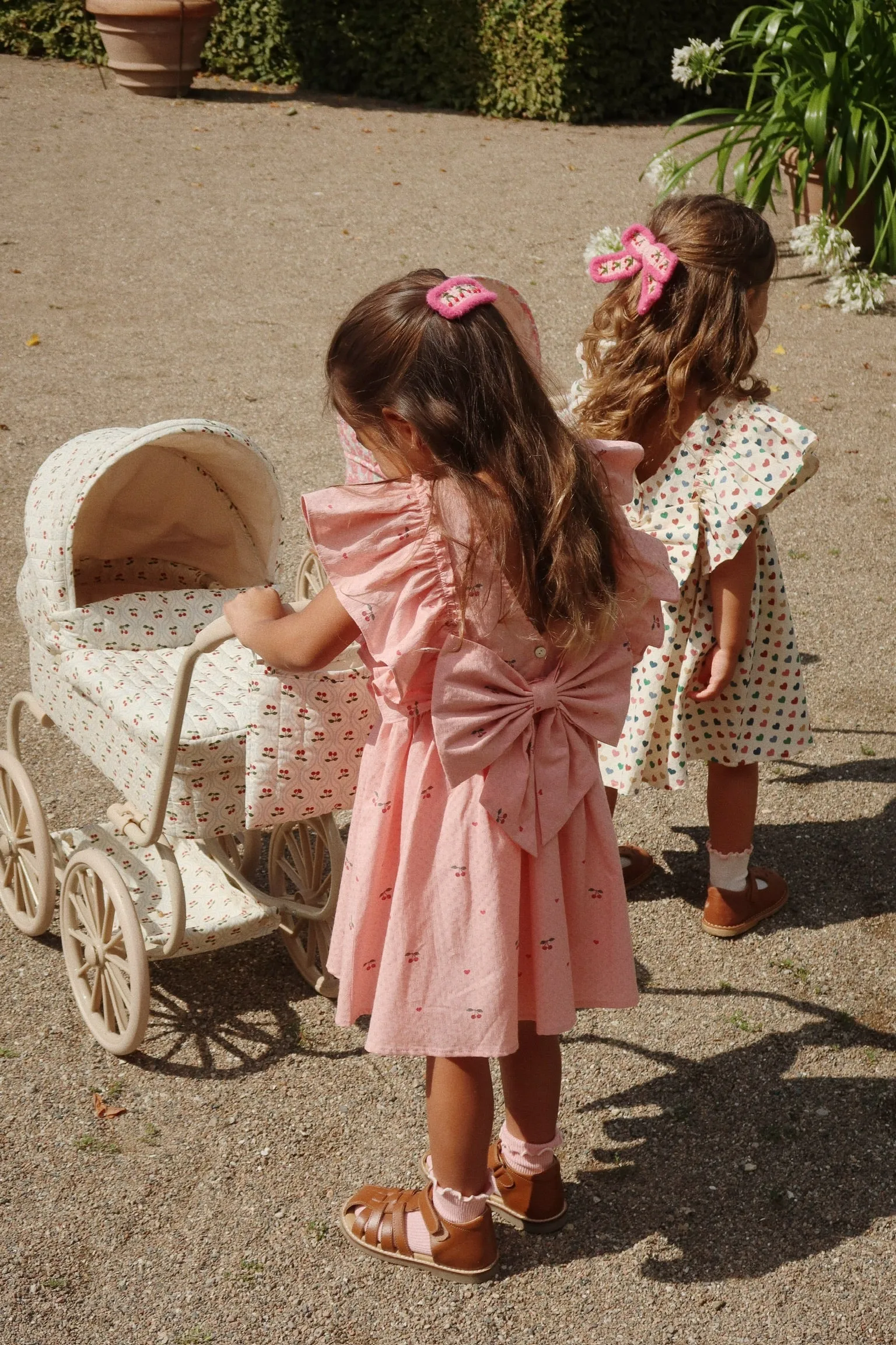 Konges Sløjd Doll Pram MINNIE | Cherry Motif