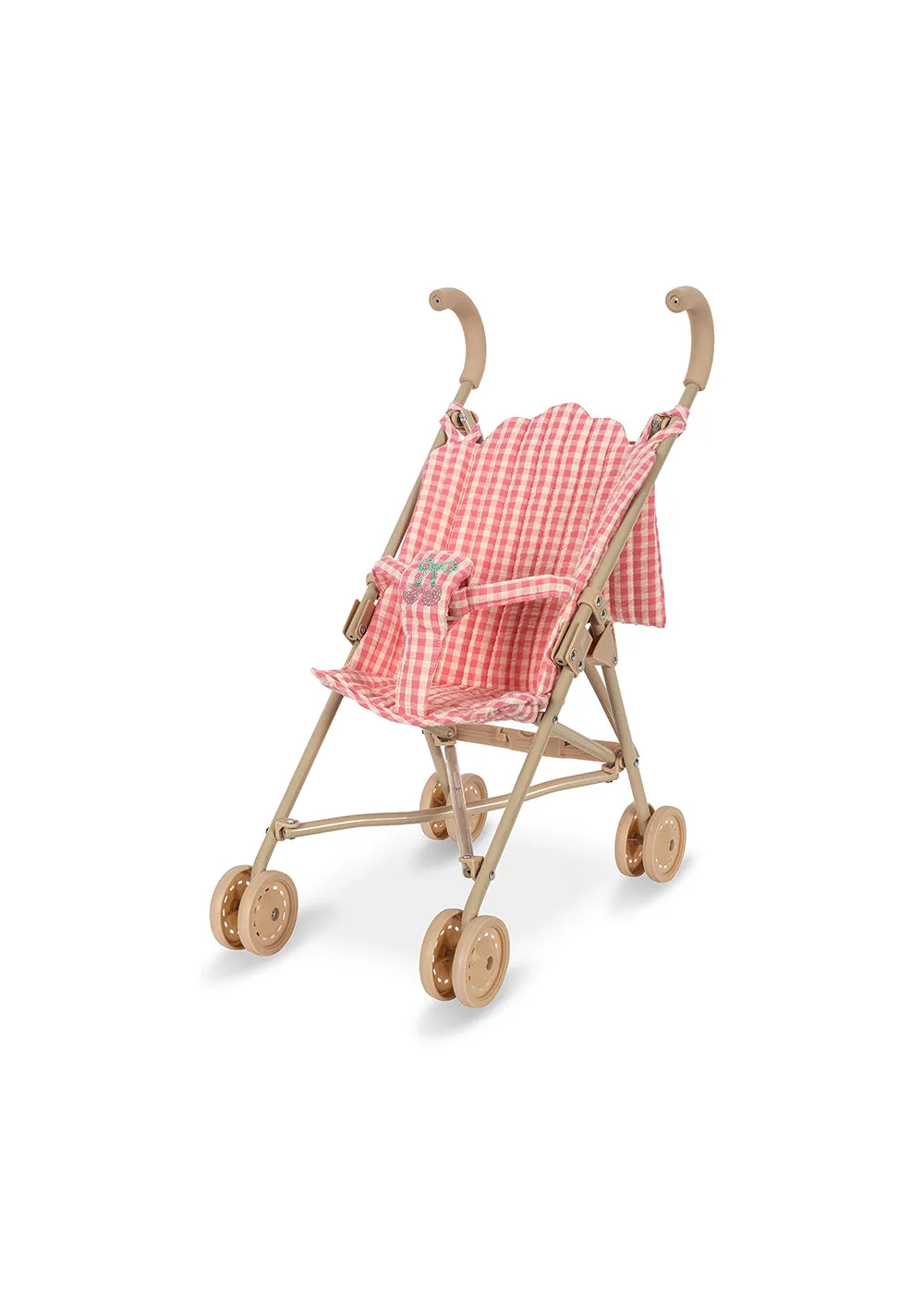 Konges Sløjd Doll Stroller | Cheeky Bubblegum Check