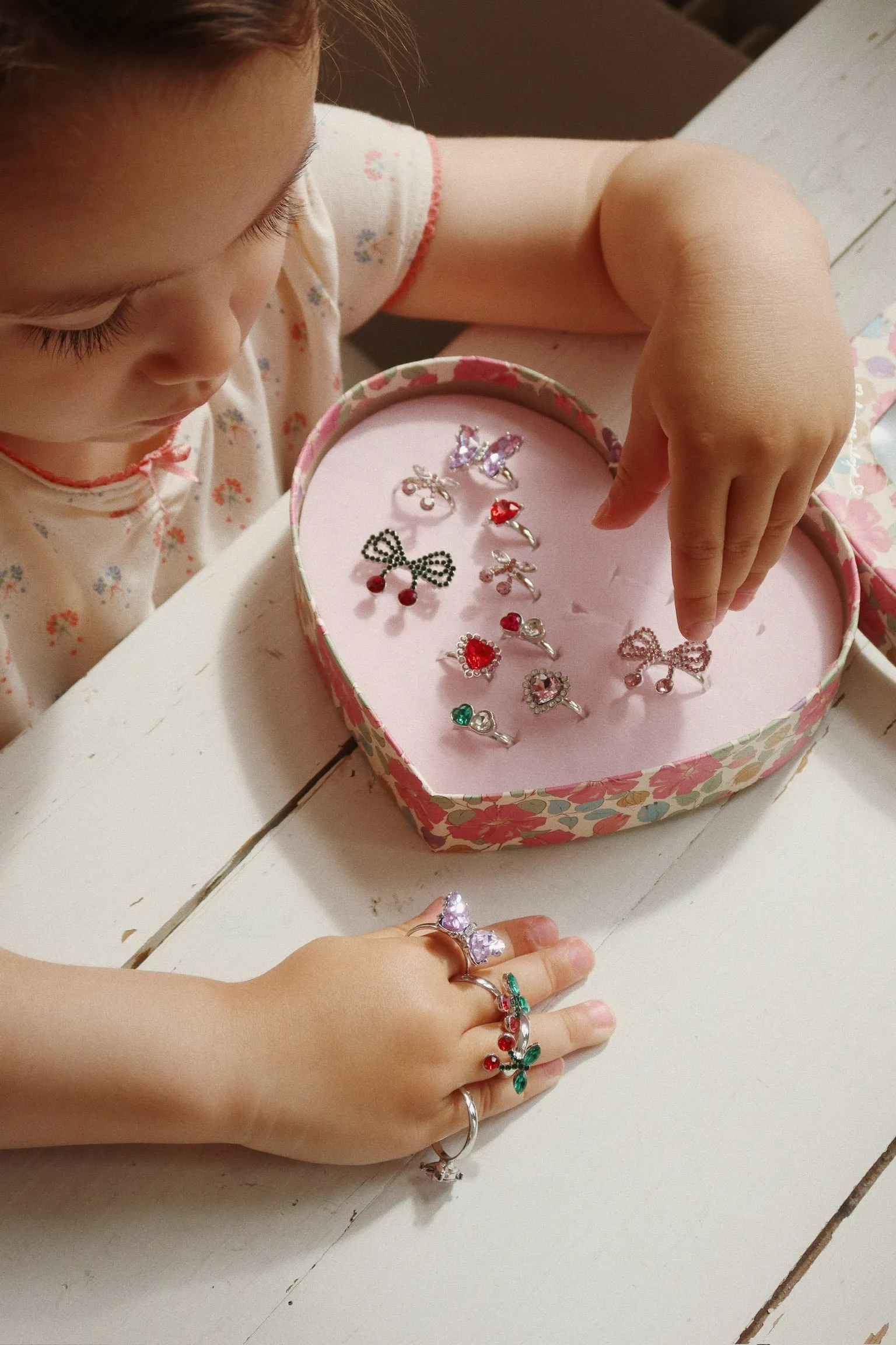 Konges Sløjd Ring Set | Heart Box