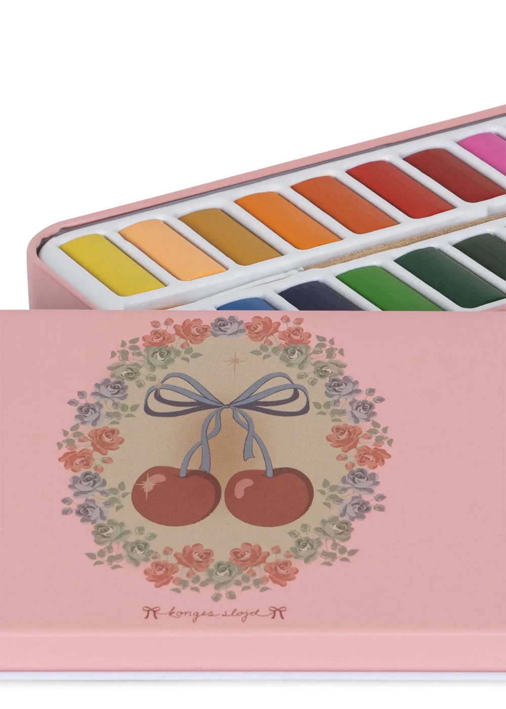Konges Sløjd Water Colours in Tin Box | Cherry