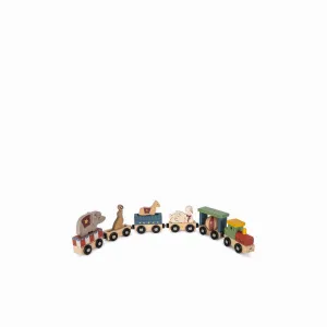 Konges Sljd Wooden Animal Train FSC-Multi