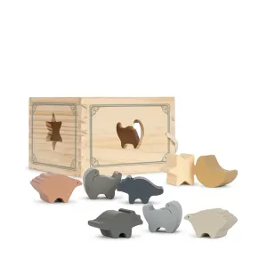 Konges Sløjd Wooden Dino Shape Sorter