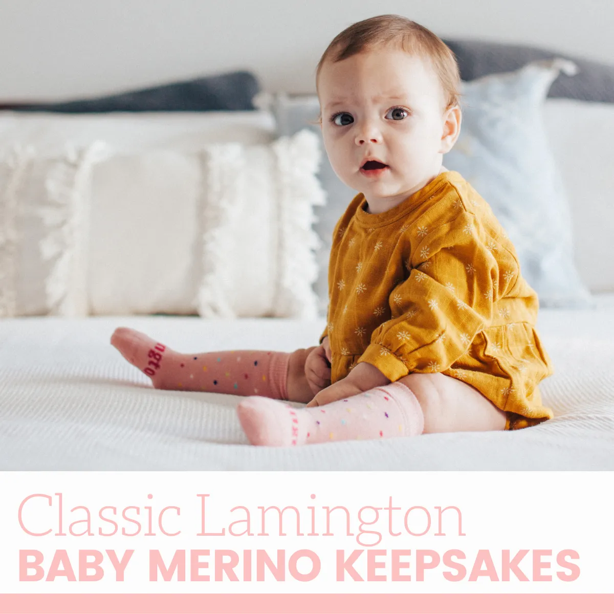 Lamington Hundreds & Thousands Merino Socks