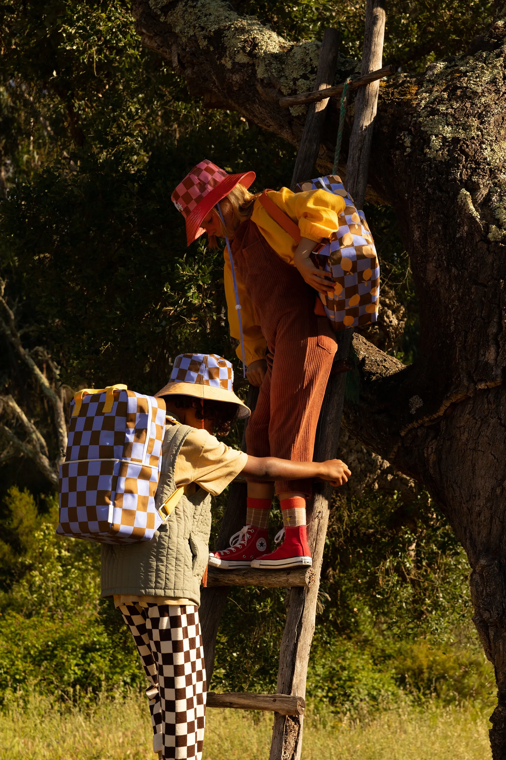 Large Backpack Farmhouse | Checkerboard
