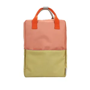 Large Backpack Wonders | Coral Pink   Reed Green