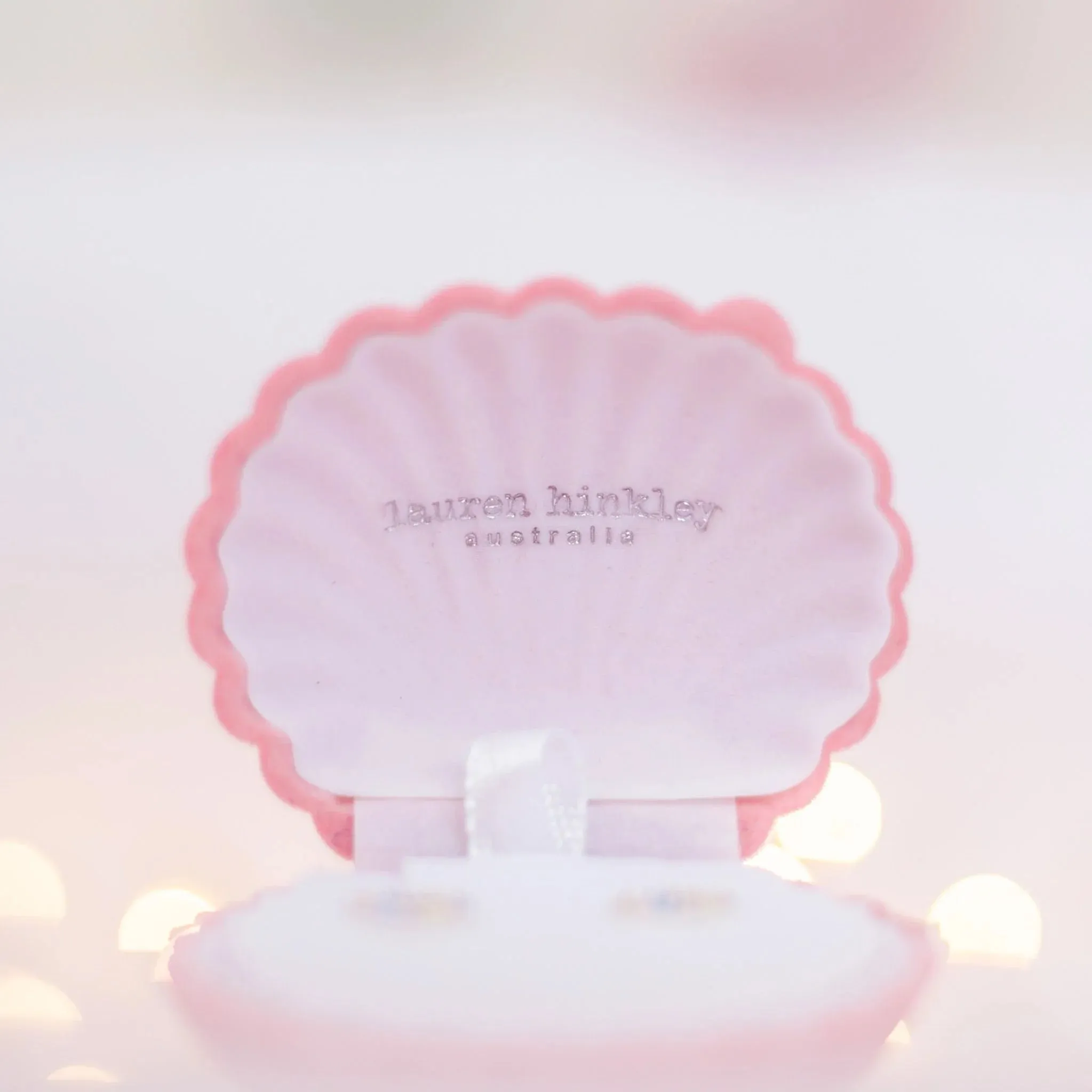 Lauren Hinkley Earrings | Rainbow Connection Heart in Velvet Box