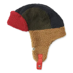 Liewood Bravo Pile Hat | Army Brown Multi 3-6Y