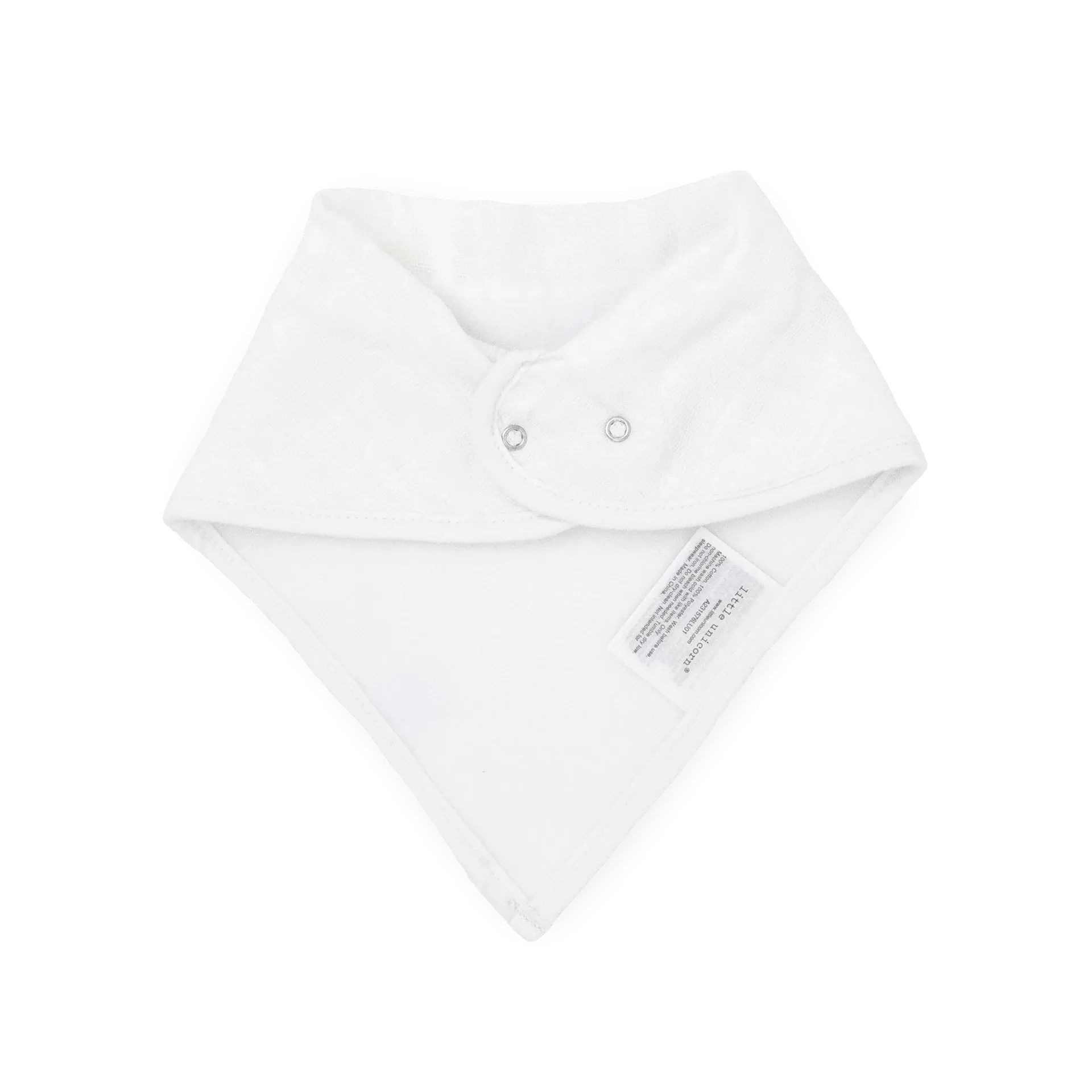 Little Unicorn Fleece Bandana Bib 4 Pack | Taupe Cross
