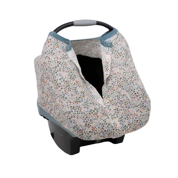 Little Unicorn Muslin Car Seat Canopy V2 | Pressed Petals