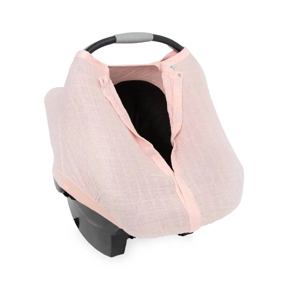 Little Unicorn Muslin Car Seat Canopy V2 | Rose Petal
