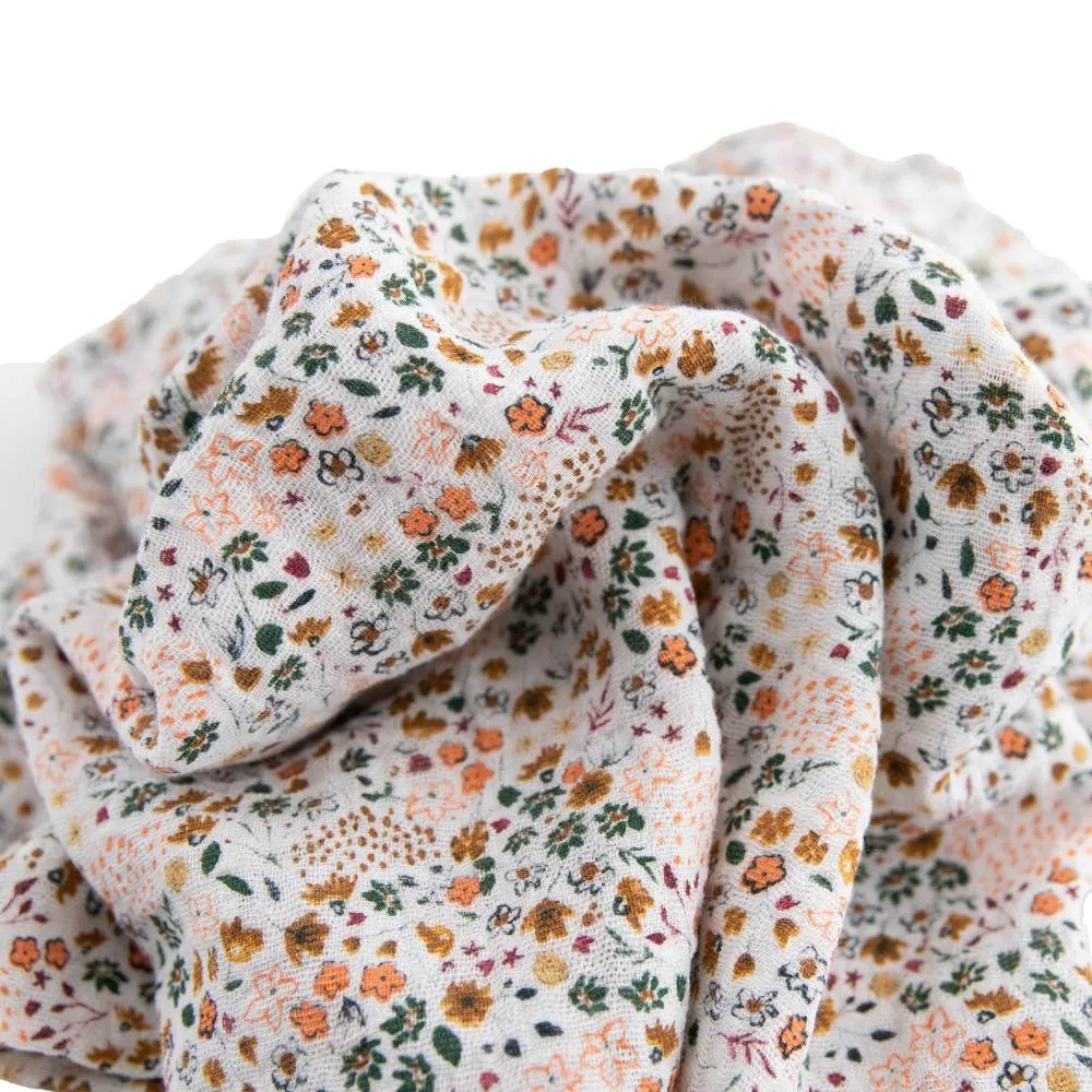 Little Unicorn Single Cotton Muslin Swaddle | Pressed Petals