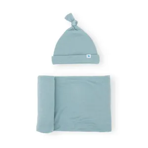 Little Unicorn Stretch Knit Hat & Swaddle Set | Harbour