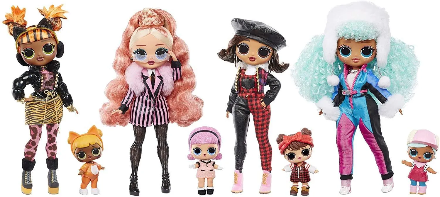 LOL Surprise OMG Winter Chill ICY Gurl Fashion Doll and Brrr BB Doll