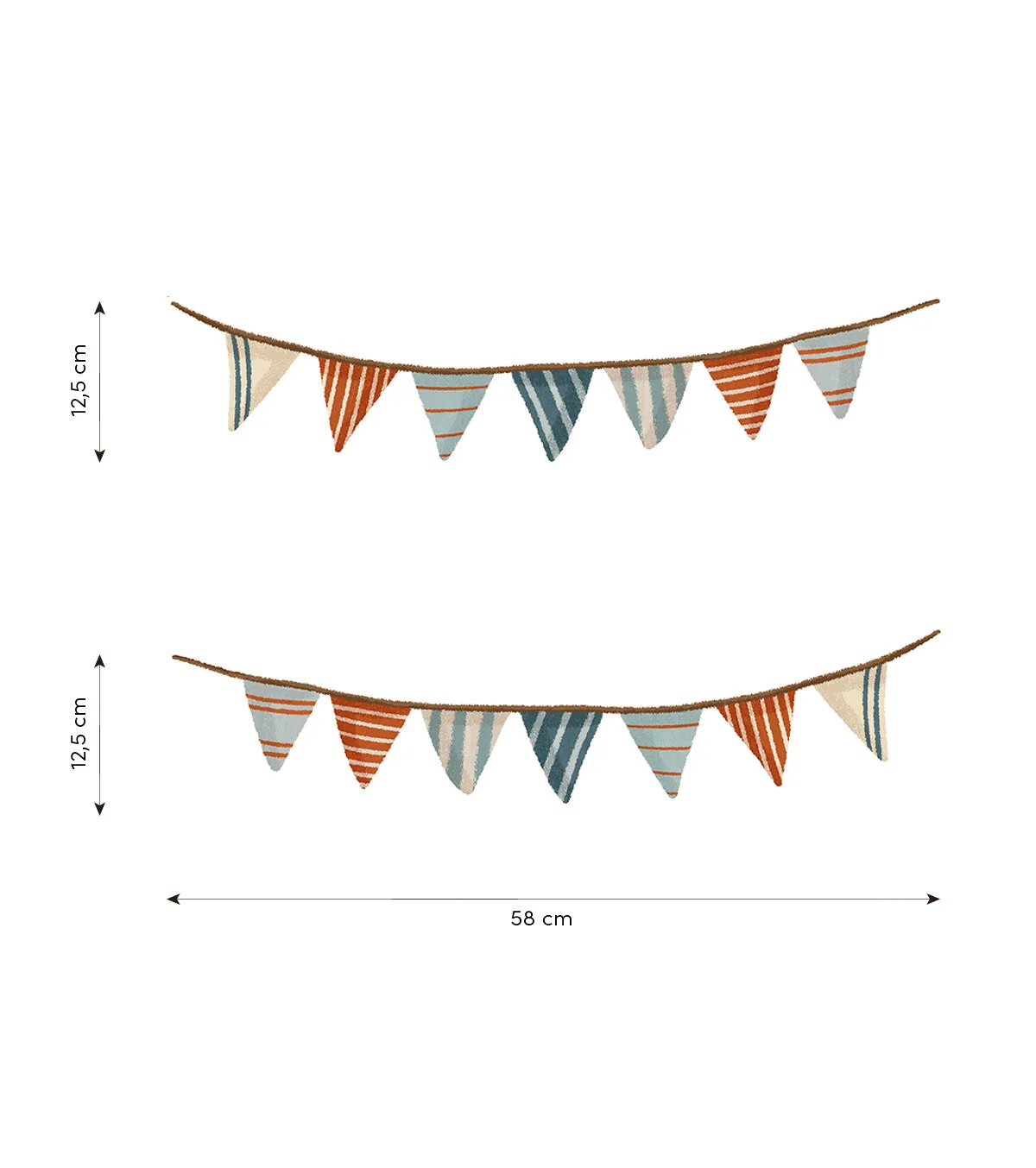 LOTÁN | Wall Decals Pennant Garland