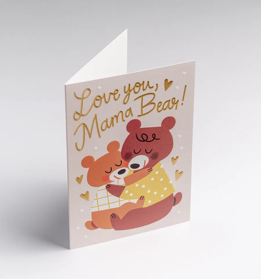 Love You Mama Bear Mother’s Day Card