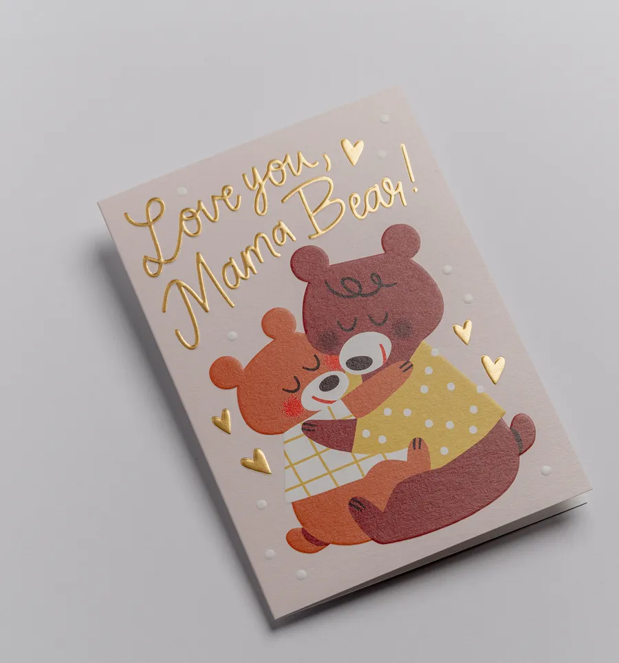 Love You Mama Bear Mother’s Day Card