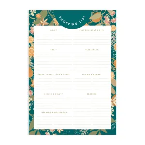 Magnet Notepad | Shopping List A5 | Botanika