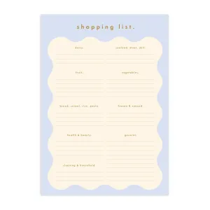 Magnet Notepad | Shopping List A5 | Powder Wiggle