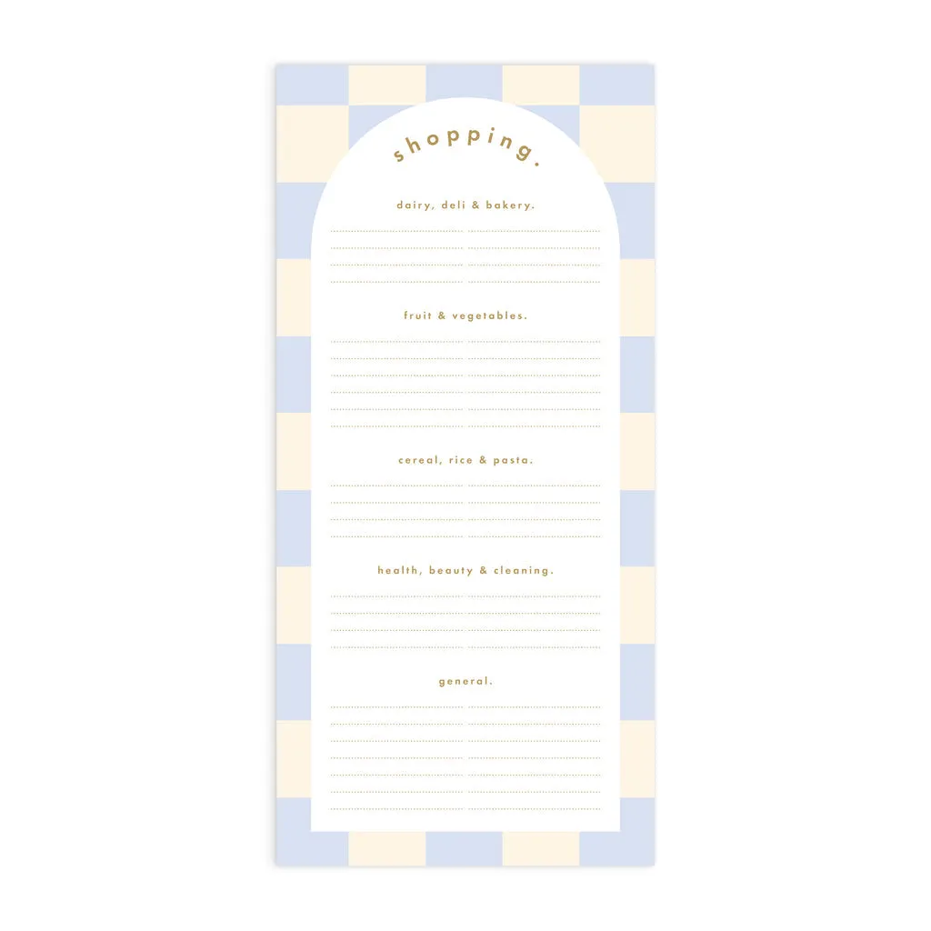 Magnet Notepad | Shopping List DLE | Powder Check