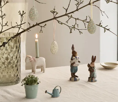 Maileg Easter | Egg Ornament | Flowers YELLOW