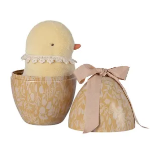 Maileg Easter | Egg with CHICKEN | Yellow