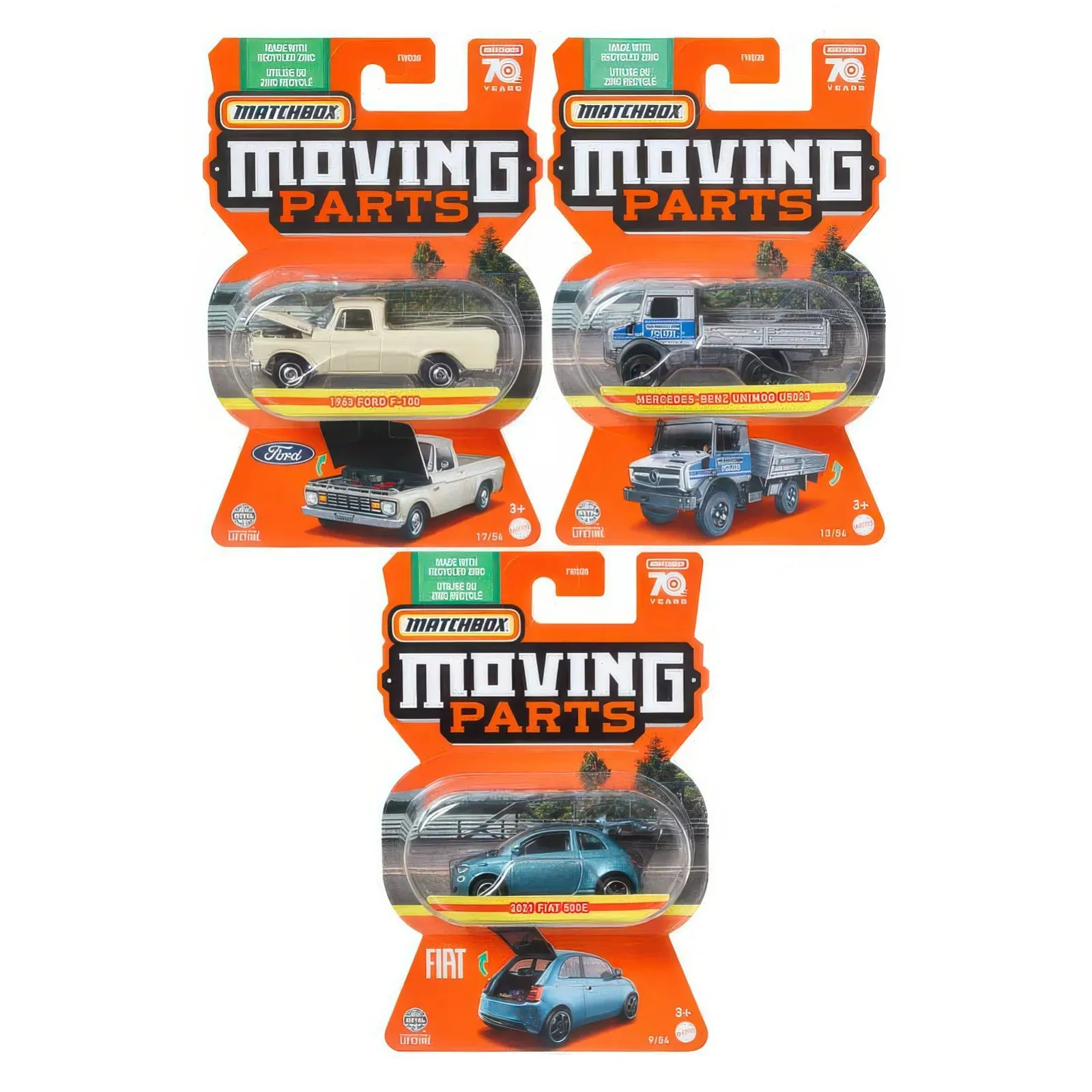 Matchbox 1:64 Car Moving Parts - Assorted