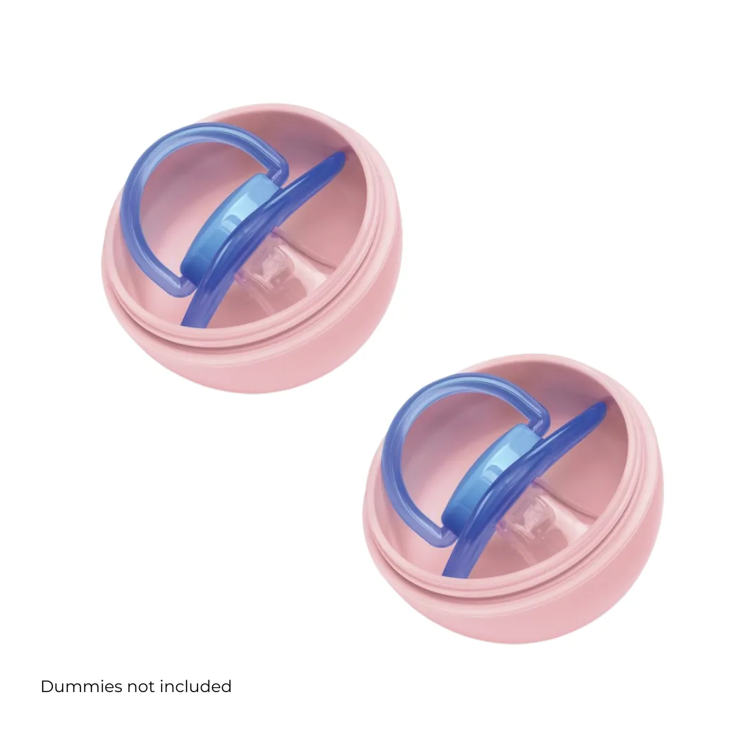 Melii Pacifier Pod 2 Pack - Pink