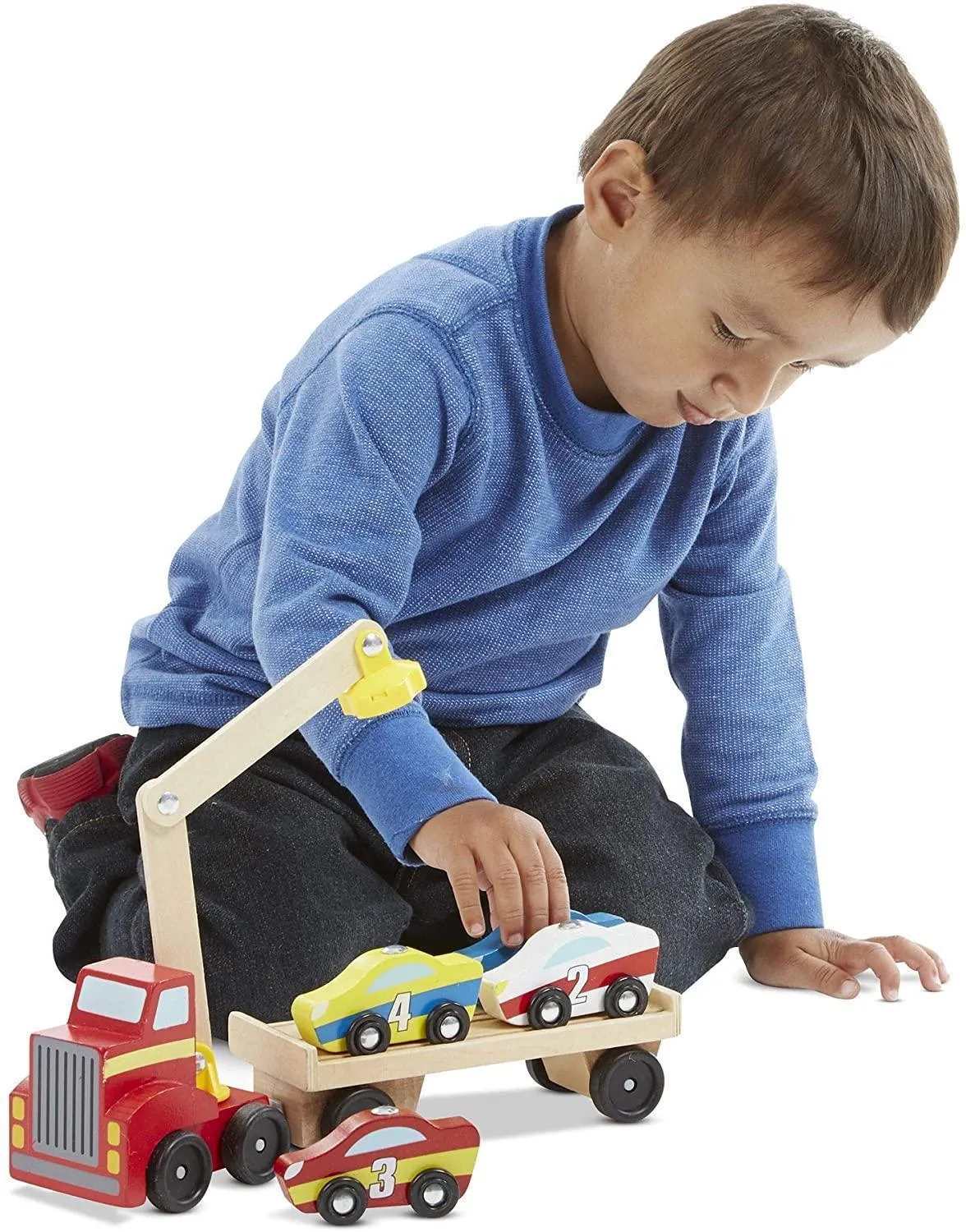 Melissa & Doug Magnetic Car Loader