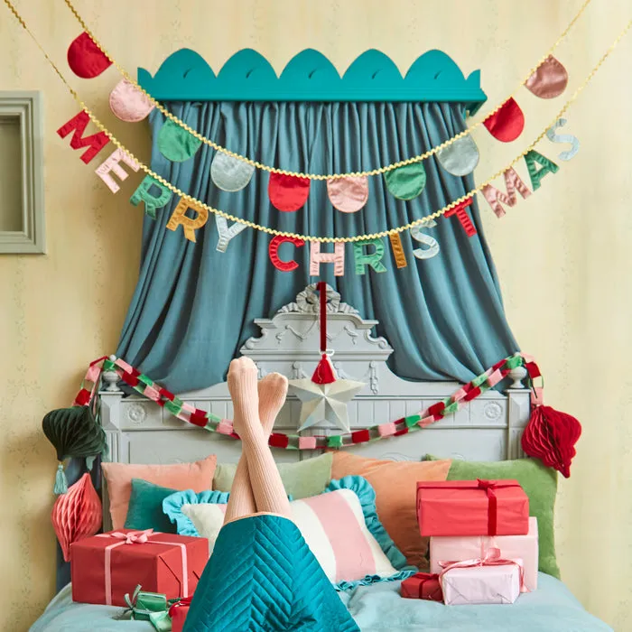 Meri Meri Christmas | Garland | Velvet Scallop