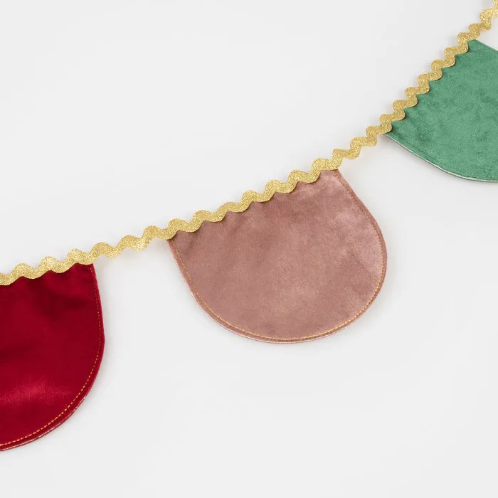Meri Meri Christmas | Garland | Velvet Scallop