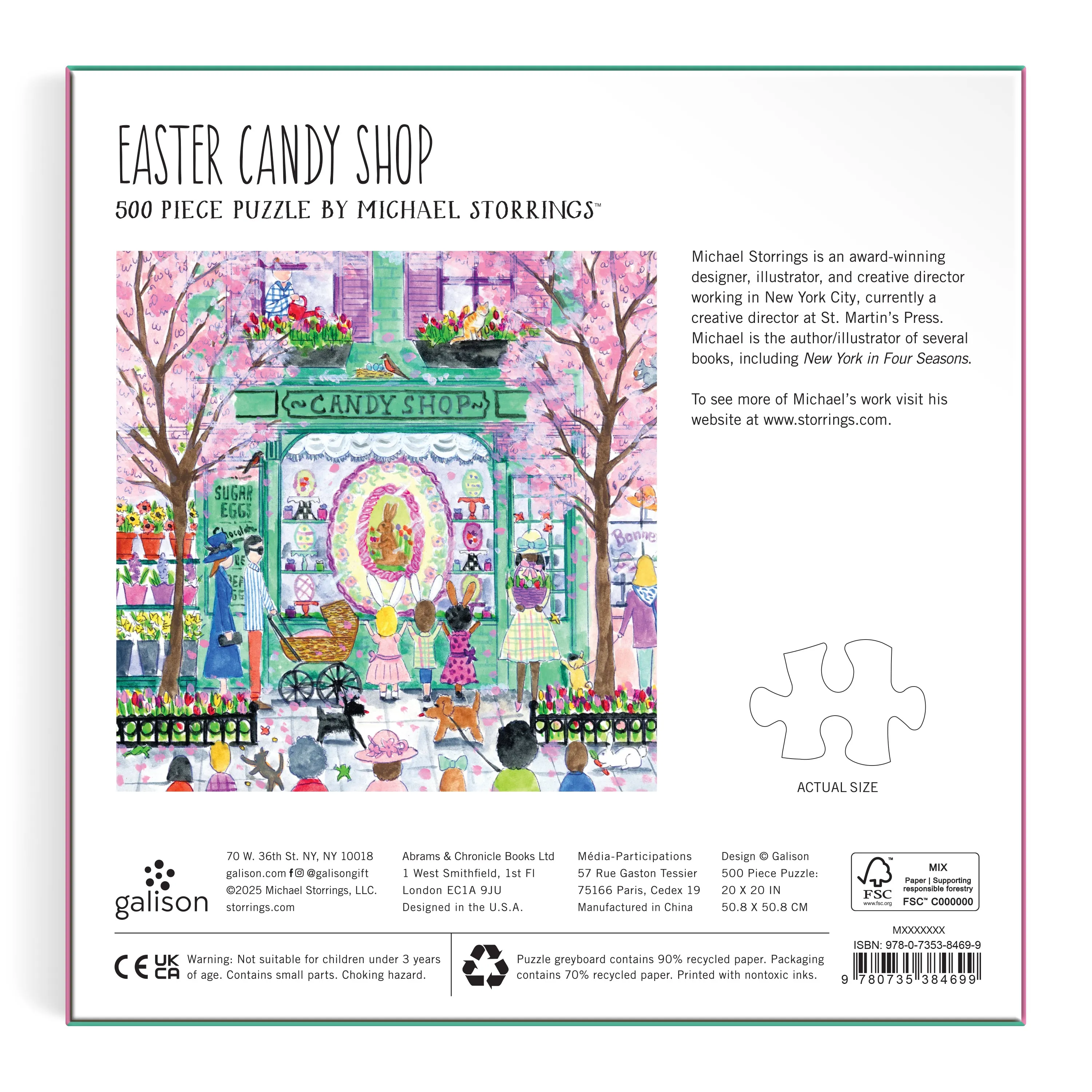 Michael Storrings Easter Candy 500pc Puzzle