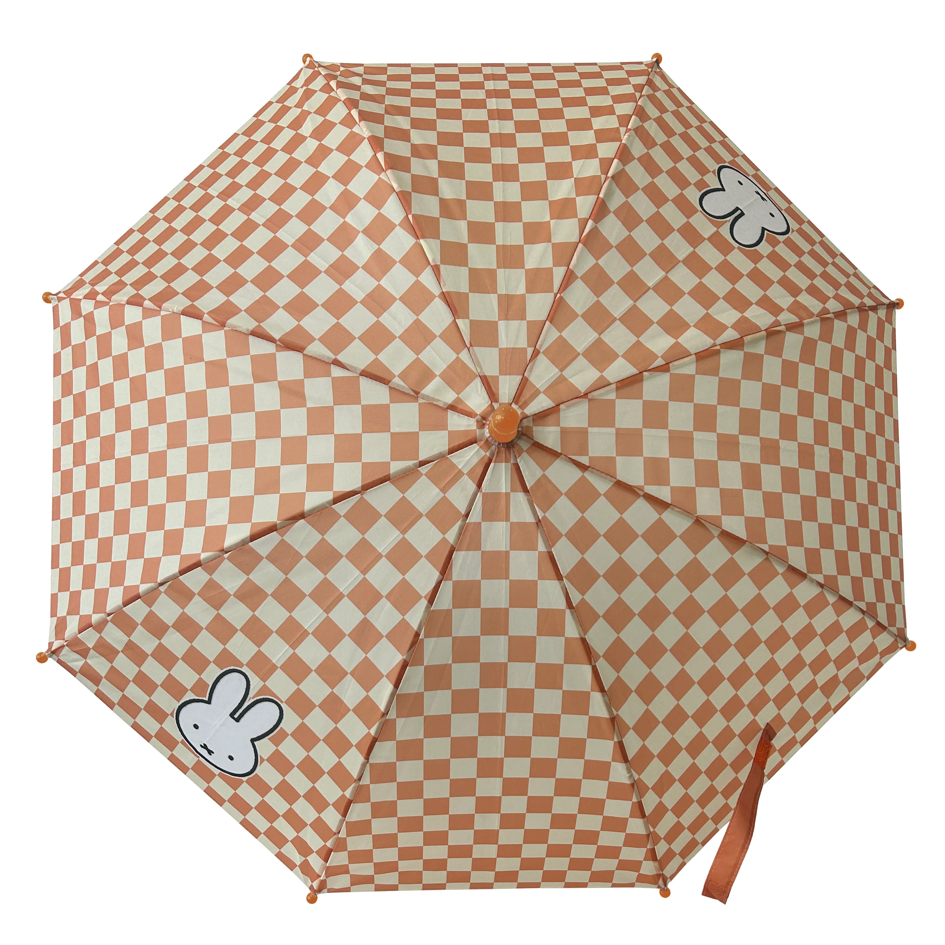 Miffy Umbrella | Caramel White Checkerboard | Small