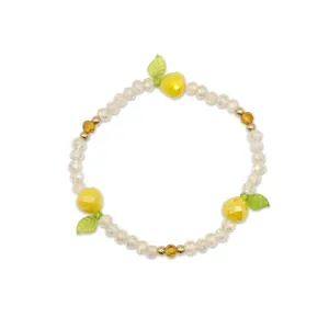 Milk x Soda Bracelet | Beaded Lemon