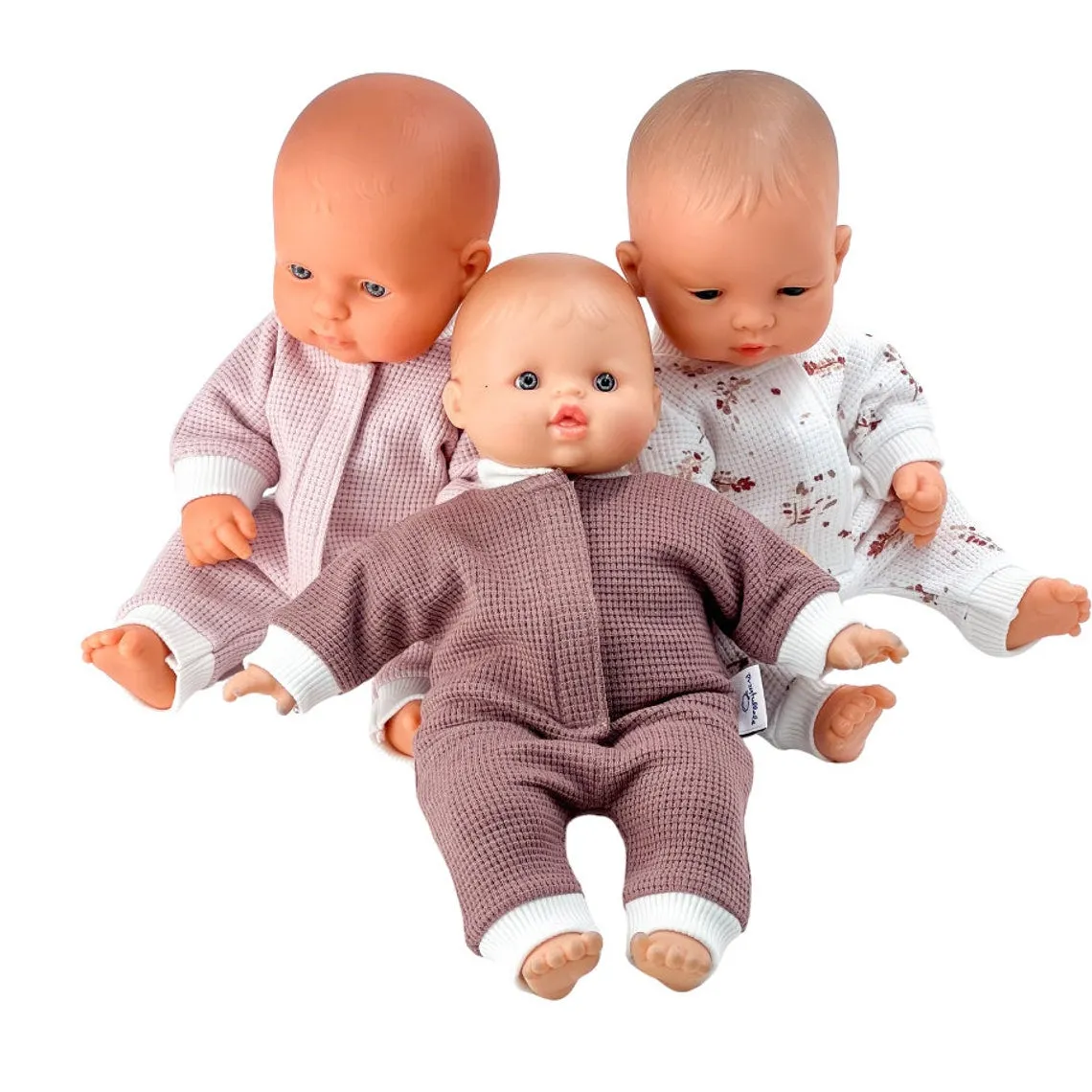 Miniland Doll Clothing 32cm | Romper Pyjamas | Dusty Purple