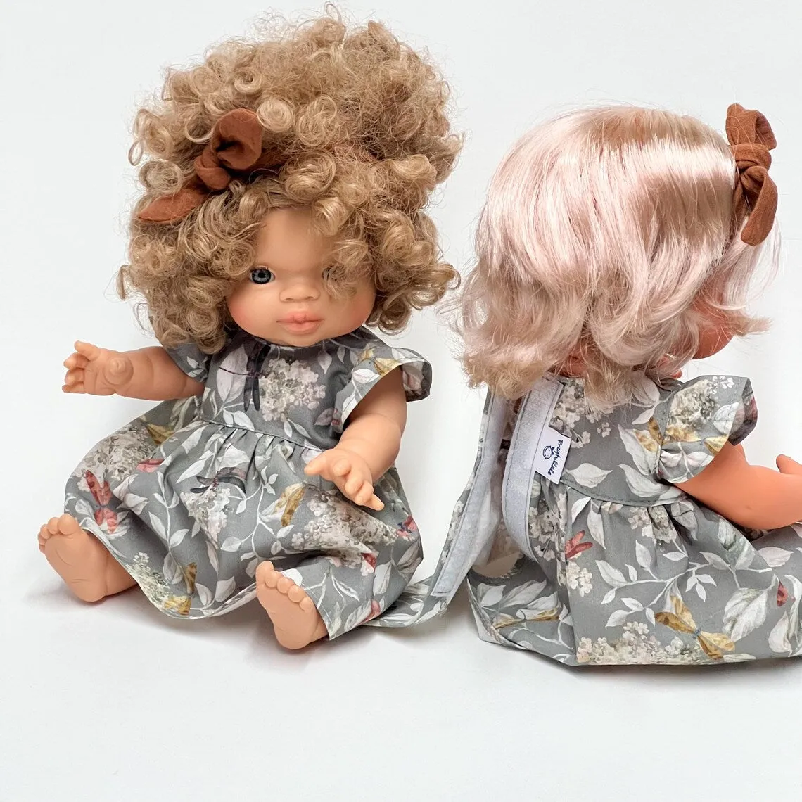 Miniland Doll Clothing 38cm | Dress   Headband | Dragonfly