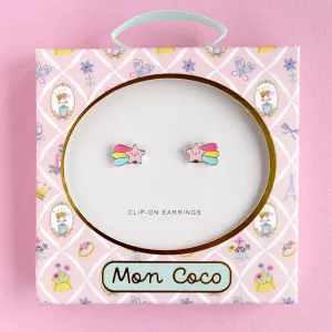 Mon Coco Clip-on Earrings | Shooting Star