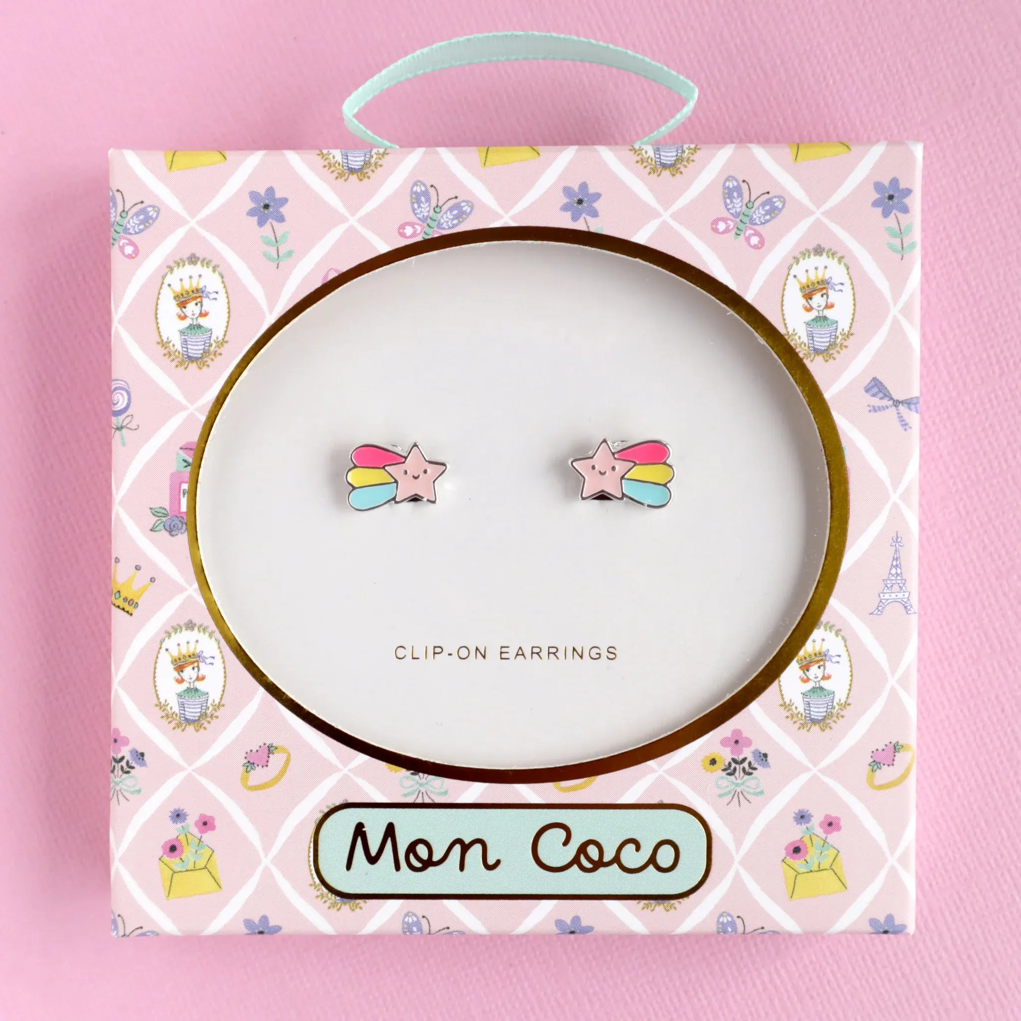 Mon Coco Clip-on Earrings | Shooting Star