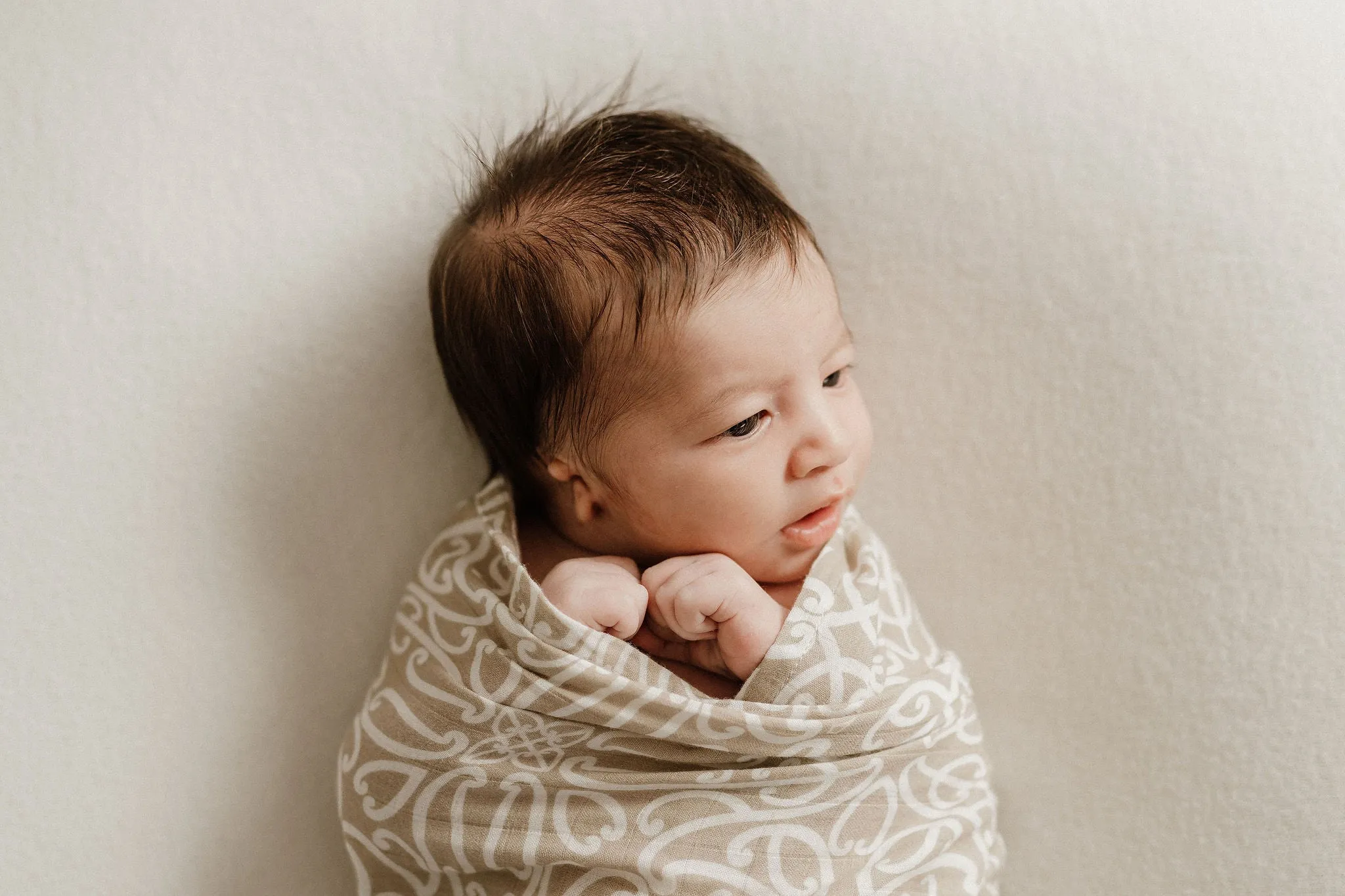 Māori Pēpi Wrap | Beige