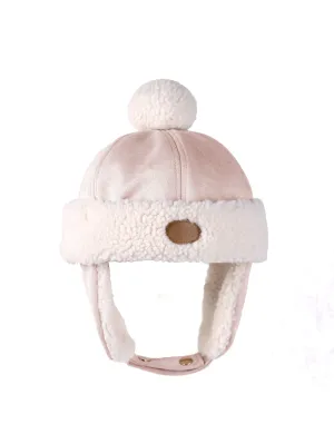 Mrs Ertha Aviator Hat | Blush 3-6Y